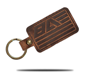 Bravo Actual X Sequoia Supply Co. Leather Key Chain - Bravo Actual Supplements