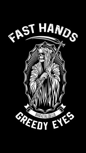 Fast Hands, Greedy Eyes Slaps - Bravo Actual Supplements